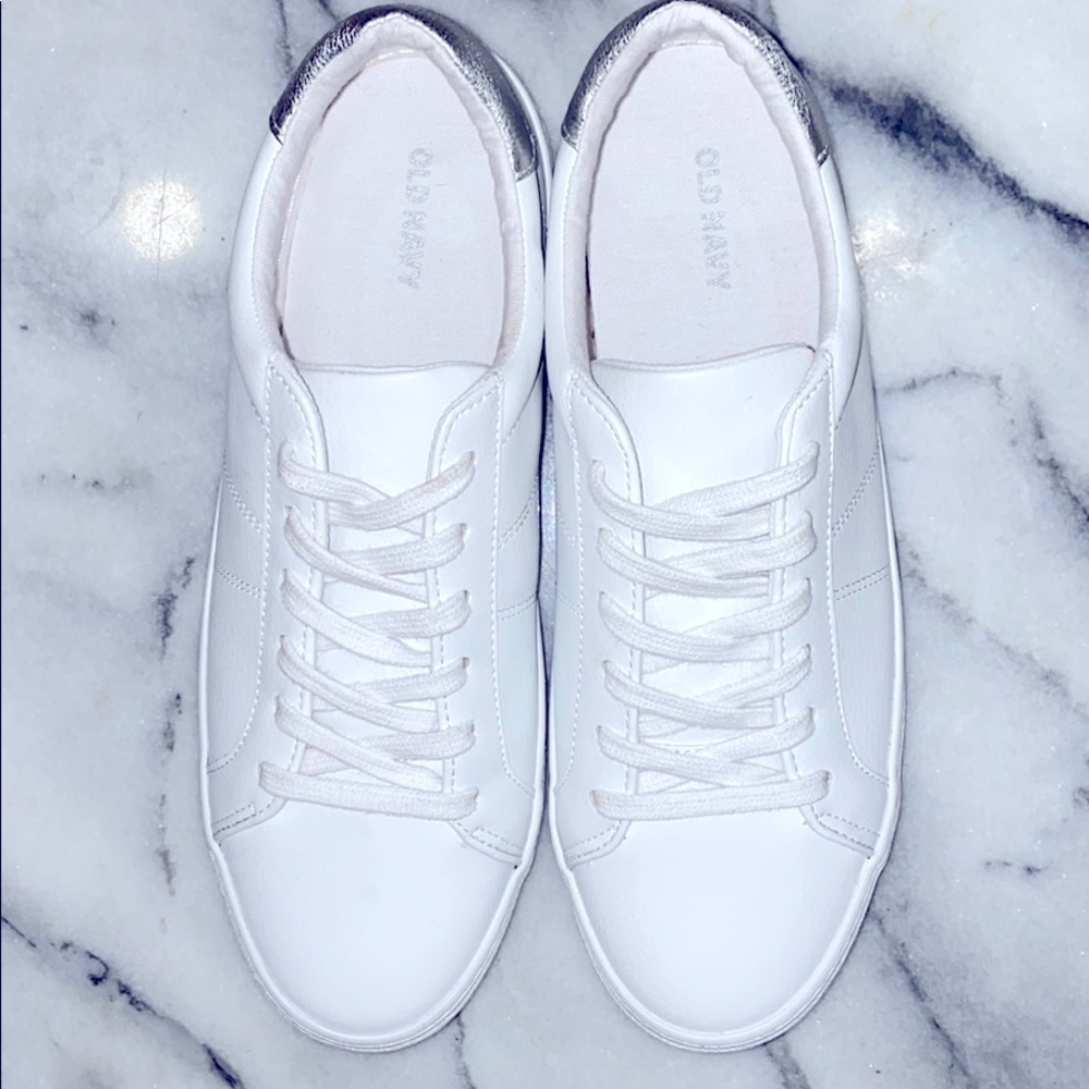 Faux-Leather Sneakers for Women